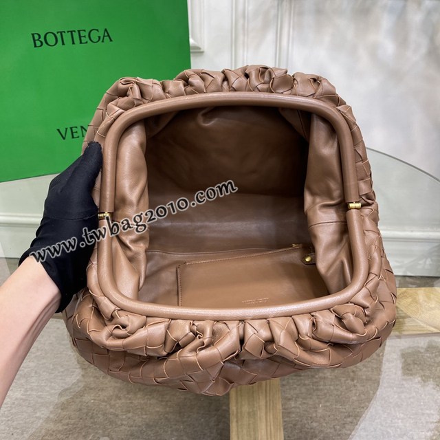 Bottega veneta高端女包 98062 寶緹嘉升級版大號編織雲朵包 BV經典款純手工編織羔羊皮女包  gxz1184